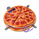 Halloween Trunk or Treat car Decorations kit  Pizza Theme Backdrop,SUV Truck Garage Door Archway Decor for Indoor Outdoor Party