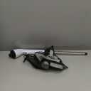 TUYU Electric Spin Scrubber, Full-Body IPX7 Waterproof Bathroom Scrubber with Power LCD Display, Adjustable Extension Handle, Cordless Shower Cleaner Brush for Bathtub Kitchen Wall Cleaning (Black)