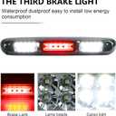 Tresound LED Third 3rd Brake Light for 2007-2013 Chevy Silverado GMC Sierra 1500 2500 3500 HD Classic, Rear Cargo Lamp High Mount Stop light