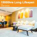 LED Flood Light Bulbs, BR30 Dimmable 750LM Recessed Light Bulbs, 8W(65W Equivalent), CRI80, 2700K Soft White, 15000 Hours, E26 Base LED Can Bulb, 6 Pack