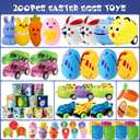 200pcs Prefilled Easter Eggs with Toys - Bulk Easter Basket Stuffers Fillers, Easter Eggs Party Favors for Kids Toddlers Hunt Prizes School Classroom Gifts Boys Girls