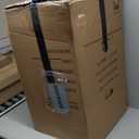 46,000 BTU Outdoor Propane Patio Heater with Wheels, Commercial & Residential, Slate Gray, with Water Tank, 32.1 x 32.1 x 91.3 Inches (LxWxH)