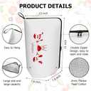 21 Inch Christmas BBQ Blanket for Resting Meat Christmas BBQ Brisket Smoker Meat Resting Bag Reusable Smoker Grilling Insulated Bag with Wide Mouth for Men Barbecue Lovers Xmas Gifts