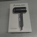 ANNLARY Plasma Ion Hair Dryer with Diffuser for Curly Hair, 1800W Fast Drying Blow Dryer with Comb, Lightweight and Low Noise Hairdryer for All Hair Types, Foldable Design for Travel