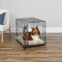 MidWest Homes for Pets 36-Inch iCrate for Medium-Large Breeds, 41-70 lbs, Single Door Folding Dog Crate with Divider Panel, Leak-Proof Tray & Secure Latches, Portable, Durable & Easy to Assemble