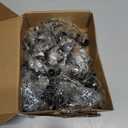 Ravinte 50 Pack Kitchen Cabinet Knobs Dresser Knobs Drawer Matte Black Zinc Drawer Pulls Door Dresser Handles for Dresser and Cupboard