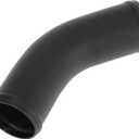 2.5" OD 45 Degree Bend 6064 Aluminum Alloy Tube Intercooler Pipe Surface Blasting Air Intake Connection Hose W/Double Bead Roll 3.9" Length Black