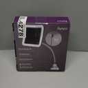 Fancii Flexible Magnifying Mirror 10X with LED Light and Gooseneck, Lighted Travel Makeup Mirror, Lock Suction, Natural Daylight LED, Cordless and Portable (Mira Plus)