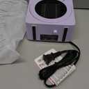 Gaiatop Mini Space Heater, Lightweight PTC Ceramic Fast Heating 500W Energy Efficient for Indoor Use, Overheating & 45 Tip-Over Protection, Portable Desk Electric Heaters for Office Home Purple