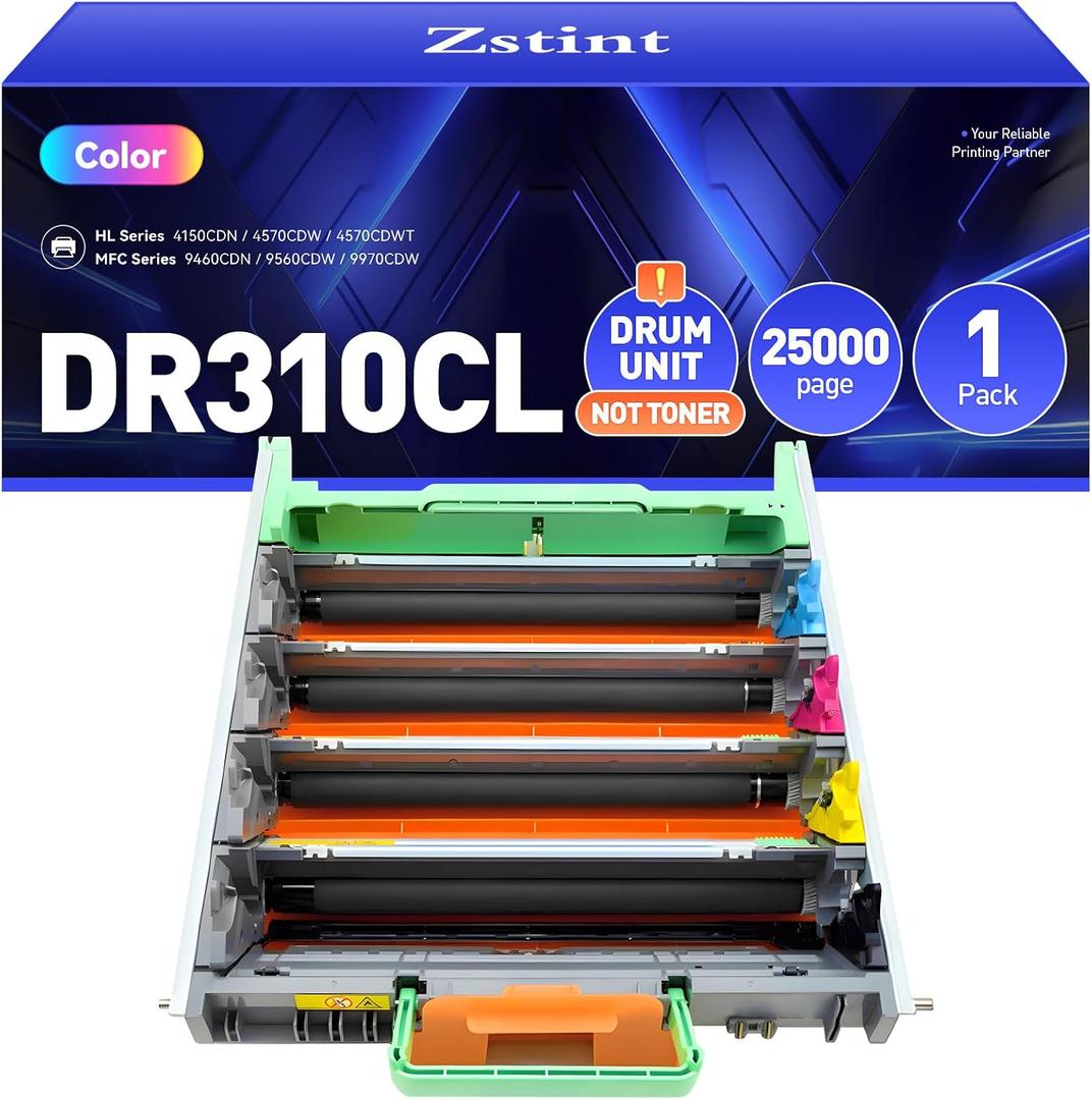 DR310CL Drum Unit(Not Toner)Compatible Replacement for Brother DR-310CL Imaging Drum Work with Brother HL-4140CW HL-4570CDW HL-4570CDWT 4150CDN MFC-9560CDW MFC-9970CDW 9460CDN Laser Printer All-in-One