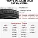 17 Inch Spare Tire Cover Weatherproof Sun Protection Wheel Tire Cover Universal Fit Trailers RV SUV Truck Camper Travel