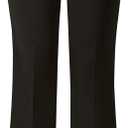 Design by Olivia Women's Relaxed Boot-Cut Office Pants Trousers Slacks, Fit Type: Short/29" Inseam, Large