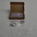 12 Sets Hexagon Garage Lights Suspension Cables Kit Steel Hanging Chains 3.28ft, Hex Honeycomb Light Connectors Pendant Light Wire Rope Cable Heavy Duty Chandelier Wire Adjustable (1m 12pcs)