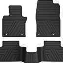 TTX LIGHTING Rubber Floor Mats for Mazda CX-30 2020-2026
All Weather Anti-Slip Automotive Custom Fit Car Liners, 1st & 2nd Row, Black