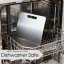 Titanium Cutting Board for Kitchen  Durable 13"x9" Metal Chopping Mat, Easy to Clean, Dishwasher Safe, Hygienic & Crack Resistant