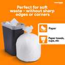 Coastwide Professional 12-16 Gallon Trash Bags, 24" x 33", High Density, 13 mic, Natural, 500 Bags/Box