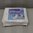 Pet Soft Dog Diapers Male  Disposable Male Dog Wraps Wetness Indicator, Ultra Absorbent Doggie Diapers Comfortable for Incontinence Excitable Urination, 50pcs XSmall