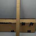 Double Curtain Track Wall Mount, Ceiling Conjoined Drop Curtain Rail, Heavy Duty Rod for Living Room (Length 6FT)