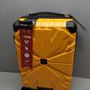 Wrangler ATG Alpine 22" Expandable Rolling Hardside Carry-On Luggage, Blazing Orange