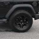 for Jeep Wrangler and Gladitor (Including 4XE) Lug Nut Covers - 20 Glossy Black Wheel Nut Caps