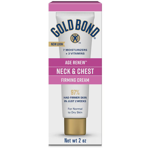 Gold Bond Age Renew Neck & Chest Firming Age Renew Cream, 2 oz., Clinically Tested Skin Firming Cream