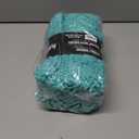 KANGAROO Bathroom Rugs, Chenille Soft Absorbent Bath Rug, Shaggy Shower Mat, Quick Dry Machine Wash Bathmat, Plush Carpet Mats for Tub, Bathtub and Room Home Decor Accessories, 30x20, Turquoise