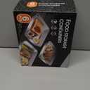 6-Pack Stainless Steel Food Storage Containers with ClearLids - Stackable Metal Meal Prep Boxes for Lunches, Leftovers & Kitchen Organization, BPA-Free & Dishwasher Safe73oz/10X7.68X2.1