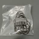 20 Pack Loose Leaf Binder Rings,1.58" Diameter- Nickel Plated Steel Rings for Office, School, and Home Use - Securely Bind Documents, Keychains, and More (1.58 Inch Diameter)