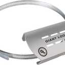 Giant Loop Hot Springs Heat Shield, Laser-Cut Aluminum Construction, Includes Stainless Clamp, Fits Any Motorcycle Exhaust System (Gray 2023)