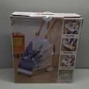 CuddoBaby Baby Bouncer 4-in-1 on Wheels |Detachable Pianos, Feeding Tray| 3-Level Recline Foldable Seat with Play Bar for Infant to Toddler 0-6, 0-12, 12-24 Months, Boy Gift Idea - Blue