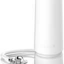 Waterdrop Water Filter for Sink Faucet, 4000 Gallons Countertop Water Filter System and Filter Life Reminder, Reduces Heavy Metals, Bad Odor, and 99% Chlorine, WD-CTF-06 (1 Filter) (Plastic White)