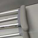 Medline Aluminum Crutches for Kids, Adults & Seniors, Walking Aid, 300 LB Weight Capacity,1 Pair, Fitting 5'2" - 5'10"