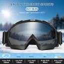 OXG Ski Snowboard Goggles for Men Women, UV Protection Ski Snow Goggles for Adult Youth Winter Snow Sports (Black, Pink)