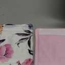 Baby Car Seat Head Body Support & Strap Covers, 2 in 1 Infant Car Seat Insert, Reversible Soft Breathable Newborn Cushion Pads for Preemie, Perfect for Baby Carseats, Strollers, Swings (Floral)