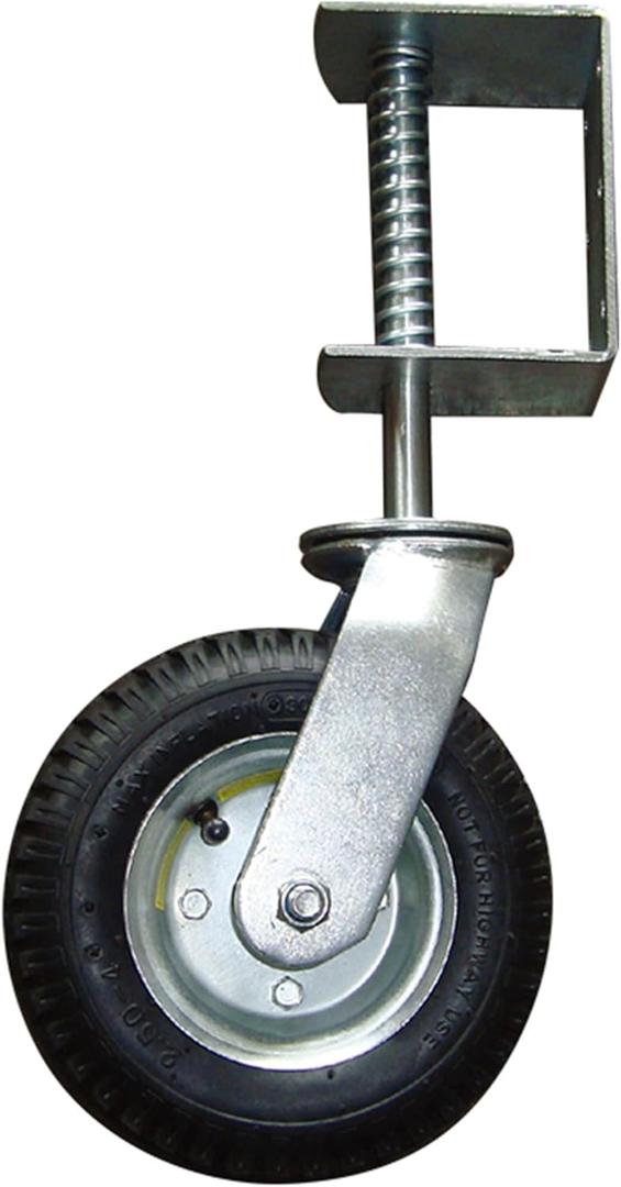 Northern Tool+Equipment Gate Wheel with Suspension - 210-Lb. Capacity, 8in. Pneumatic Tire, Model Number CT-GW01