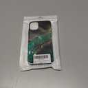 for iPhone 11 Case for Girl Women Men,Glitter Pearly Shell Luster Sparkle Bling Soft TPU Slim Thin Protective Phone Case Cover for iPhone 11 6.1,Fashion Emerald Green Gold Marble