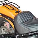 Rear Fender Solo Luggage Rack Top Carrier Exact Fit for HD Street Bob 2018-2024 2025 2026 Street Bob Solo,Softail Standard 2020 2021 2022 2023 2024 Parts Accessories, Gloss Black Powder Coated Finish