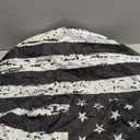 Spare Tire Cover Vintage American Flag for RV Trailer, Weatherproof Universal Wheel Cover for RV Travel Trailer Camper Truck Black White 16Inch