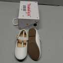 PANDANINJIA Sarena Girls Dress Shoes Rhinestone Flower Girl Ballerina Ballet Flats Mary Jane Wedding Party School Shoes for Toddler Little Kid Big Kid 7