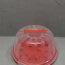 Cake Cupcake Carrier with Lid and Handle | 9" Round Cake Container Holder with Dome Cover | Plastic Pie Carrier Cake Storage Container | Easy Transport for Bunt Cake Keeper Platter Tray