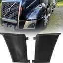 Front Side PLASTIC Bumper pair set compatible with Volvo VNL2018-2024 Truck Series