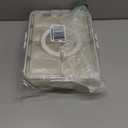 aqxreight Sectioned Serving Platter, Divided Tray with Lid and Handle for Home Picnic, 8 Compartments, Multifunctional Airtight Plastic Seasoning Platter, for Snacks, Nuts, Dried