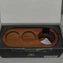 58mm Espresso Tamper Station Rosewood KNODOS Espresso Machine Accessories For Coffee Bar Wooden Coffee Tamping Box and Portafilter Holder (Classic)