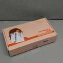 X-TRESS Ginger red Color Braided Faux Locs Wigs for Black Women Embroidered 4 * 4 Lace Front Braided Wigs with Baby Hair 14 Inch Synthetic Lace Front Wig Braid Hair Short Twist Wig T2/350