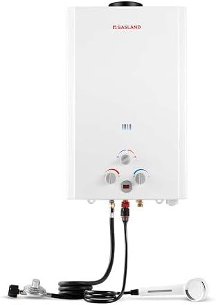 GASLAND High Efficiency Outdoor Tankless Liquid Propane Water Heater 20L, 5.28 GPM On Demand Hot Water Heater for Off Grid, Mobile Home, Outdoor Kitchen, BE528