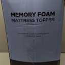 Biteany Dual Layer 4 Inch Memory Foam Mattress Topper for Pressure Relief with 4X Support, 2" Comfort Pillow Top Queen Mattress Topper Plus 2" Odor-Free Cooling Gel Memory Foam Breathable Mattress Pad