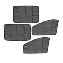 Car Sun Shade, 4 Pcs Magnet Sun Shade Side Window Sunshades Universal Car Side Front Rear Window Curtain 20x31 inch, Silver