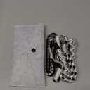 Handwoven Nylon 3-in-1 Detachable Lanyard, Crossbody/Neck/Wrist, Quick Access, Secure Clips, Multi Loops (Blackwhite)