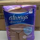 Always Discreet Adult Incontinence Underwear for Women and Postpartum Underwear, XXL, Up to 100% Bladder Leak Protection, 52 Count (Packaging May Vary)