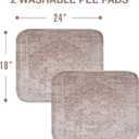 PUPIBOO Washable Pee Pads for Dogs and Cats - Super Absorbent Reusable Puppy Training Pads - 100% Waterproof, Leak-Proof & Non-Slip Whelping Pads for Pet Housebreaking